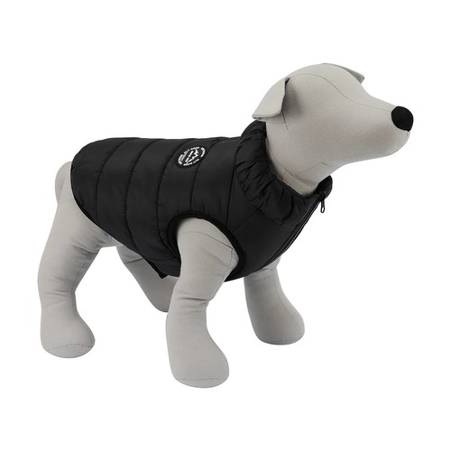 Black dog puffer jacket - ,