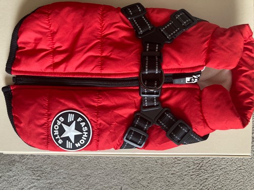 Dog coat with - coat, harness