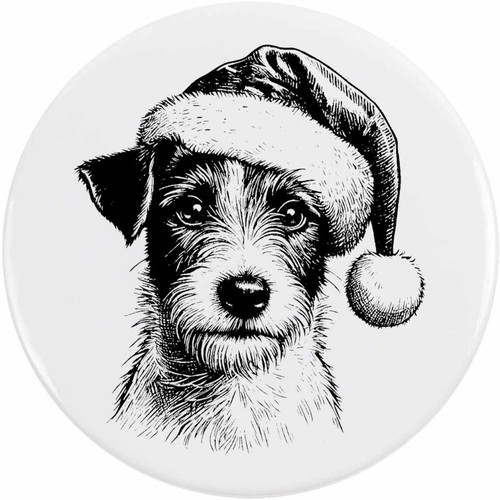 Jack russell santa hat - in, hat'