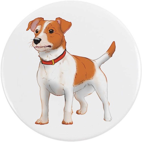 Jack russell terrier button - russell, terrier'